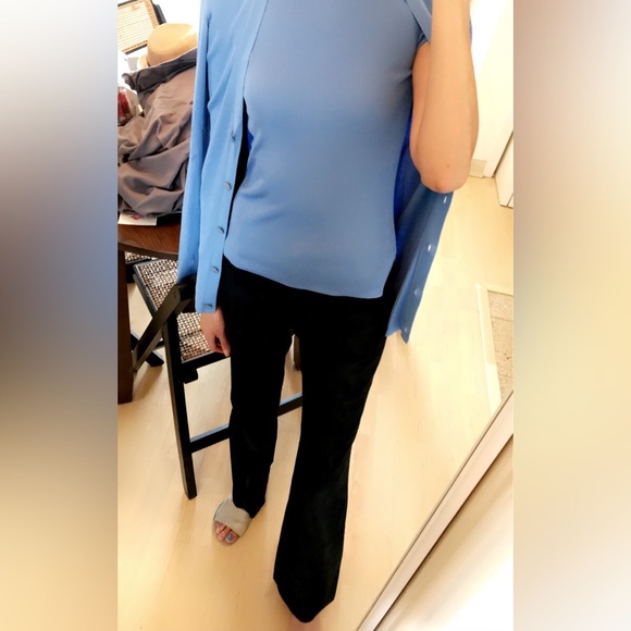 Vintage Christian Dior Boutique Paris Navy Midnight Lightweight Pants - Picture 4 of 6